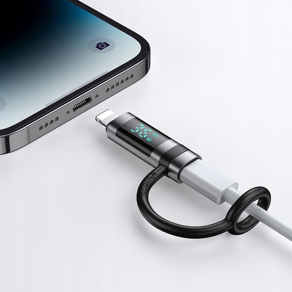 MCDODO ADAPTER USB-C USB TYP C TILL LIGHTNING IPHONE 36W MÄTARE