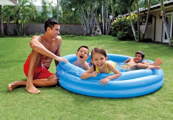 INTEX Blå Oppustelig Pool 147 cm SP58426