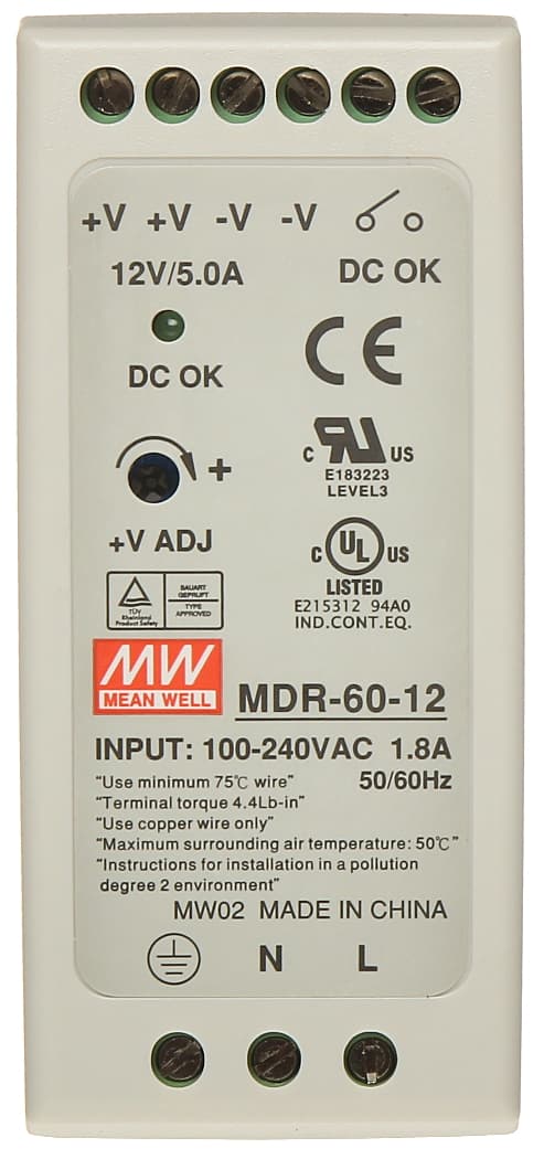 Switching-strømforsyning MDR-60-12