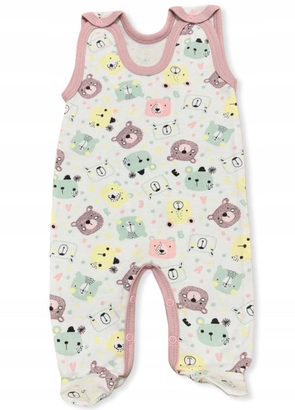 ROOMMIES 74 PYJAMAS TIL PIGER LYSERØD BAMSE