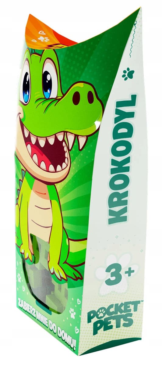 Marioinex Mini Waffle POCKET PETS - KROKODIL-set