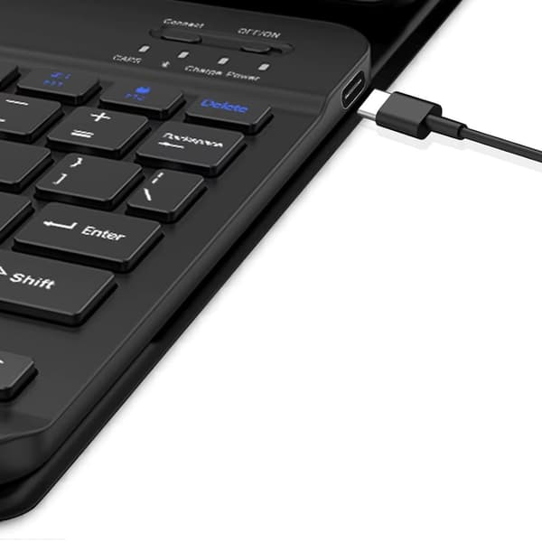 Magnetisk Bluetooth-tastaturcover til Redmi Pad SE 8.7 CFRPSE87 (sort)