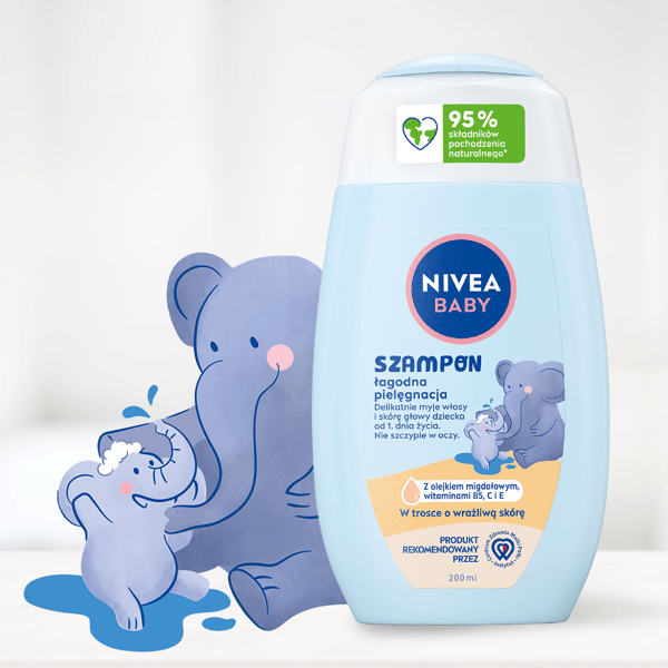 NIVEA BABY schampo mild hudvård 200 ml