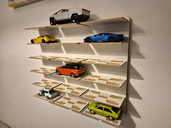 Automallien näyttö asteikolla 1–24