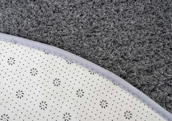 Alpaca Strado Rundt Tæppe 100x100 - Alpagrå