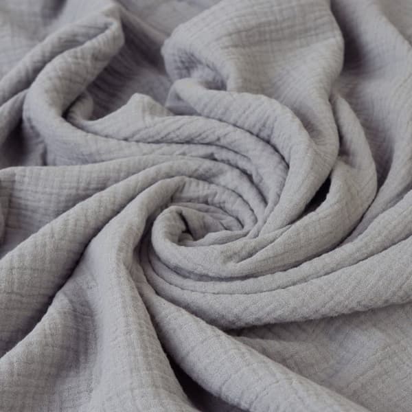 3-delt sengetøjssæt 100x135 muslin mørkegrå