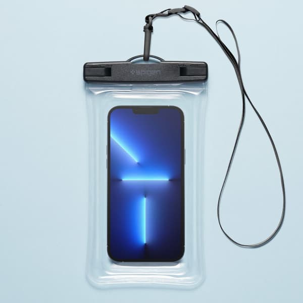 SPIGEN A610 UNIVERSAL VANDTÆT FLOAT-ETUI KRYSTALKLAR