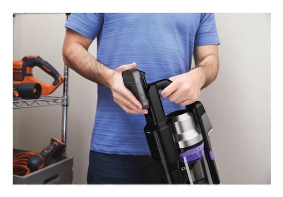 BLACK+DECKER BSV520BRP-QW 18V Støvsuger, Poseløs, LED