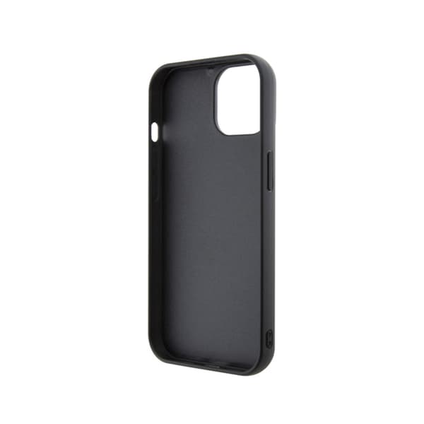 Karl Lagerfeld 3D gummi multilogo - iPhone 15 cover (sort)