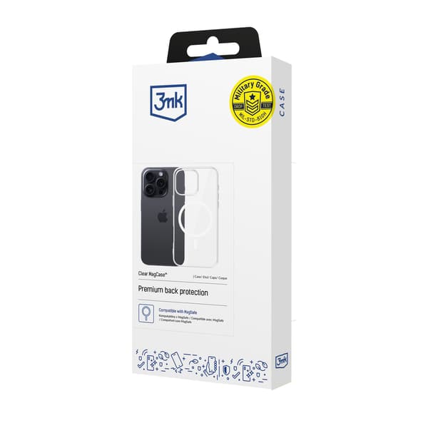 Apple iPhone 16 Pro – 3mk Genomskinligt MagCase