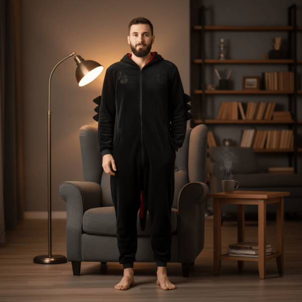 Gul Heldragt Raseri sort XL
