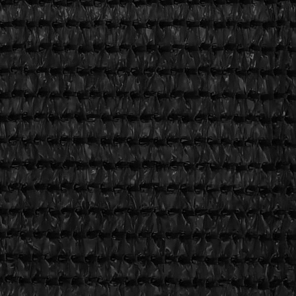 vidaXL balkonskærm, sort, 75x400 cm, HDPE