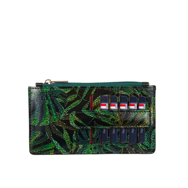 BajuBaj grønt læderkort-etui
