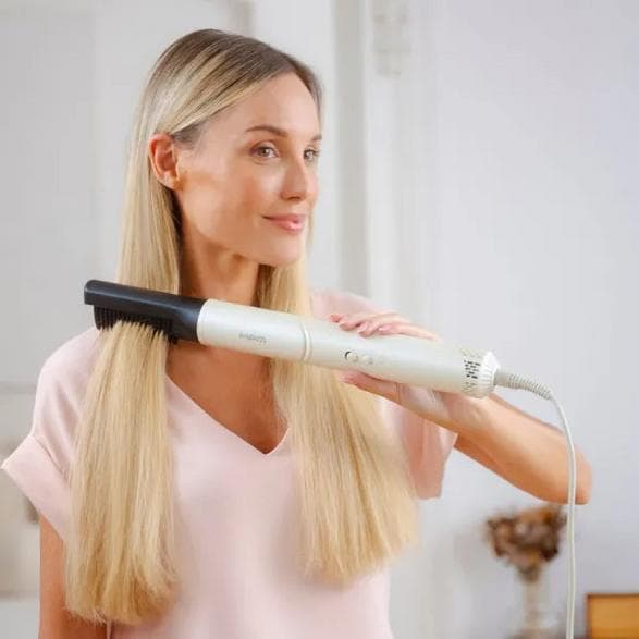 MPM MLW-26 Beige-Svart Locktång/Tork