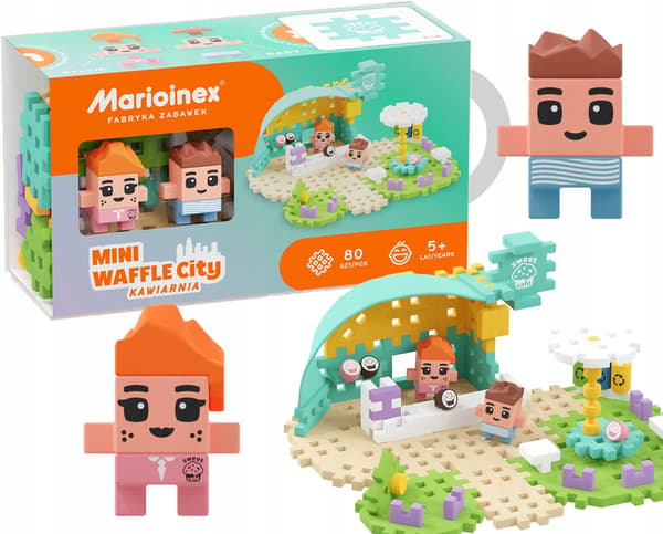 MINI VÅFFLOR BLOCKS Café 80 EL MARIOINEX City