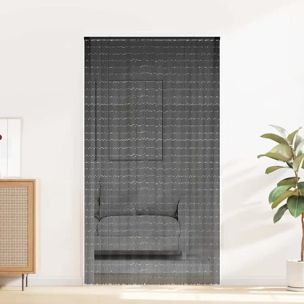 vidaXL Flugnät mörkgrå 120x220 cm bambu