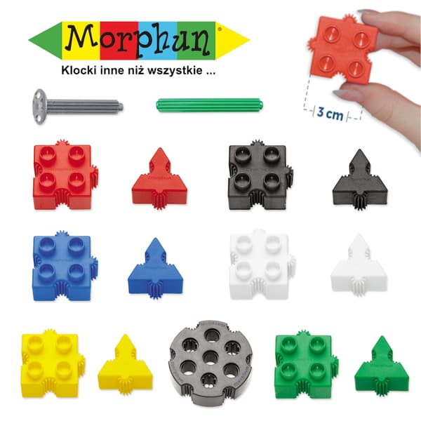 Morphun Startbiler 200 stk. - Byggeklodser