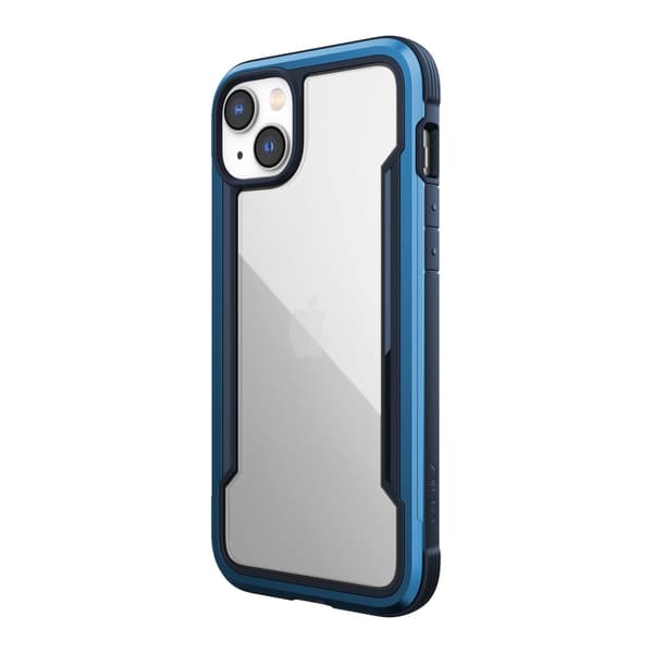 Raptic X-Doria Shield-cover til iPhone 14, pansret cover, blåt