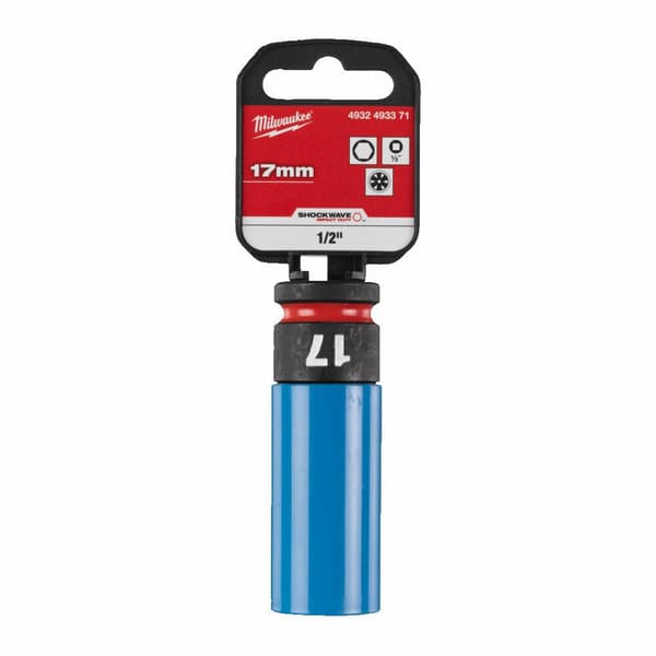 MILWAUKEE SLAGTOPPENØGLE TIL HJUL 1/2" 17MM