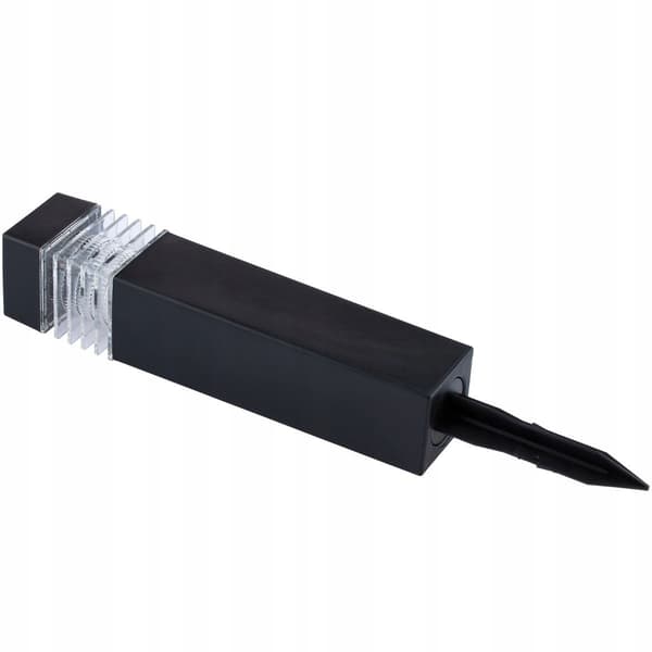 Solcellehavelampe LED-stolpe MARTIN 40 cm sort