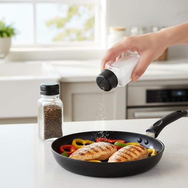 Salt- och pepparkar i glas 80 ml 2 st