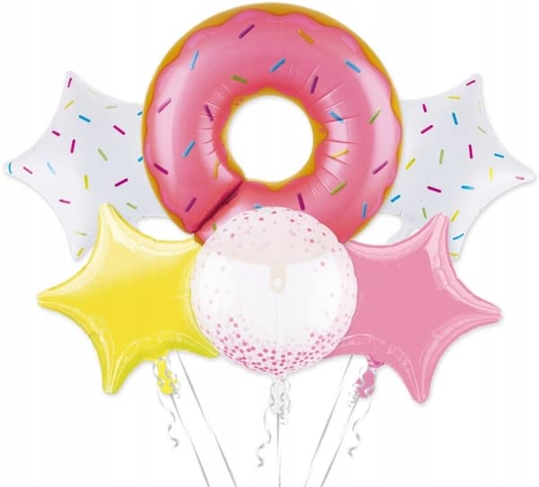 DONUT ballongset 6 delar.