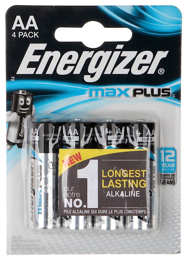 Energizer Alkaline AA-Max Plus -paristo, 4 kpl