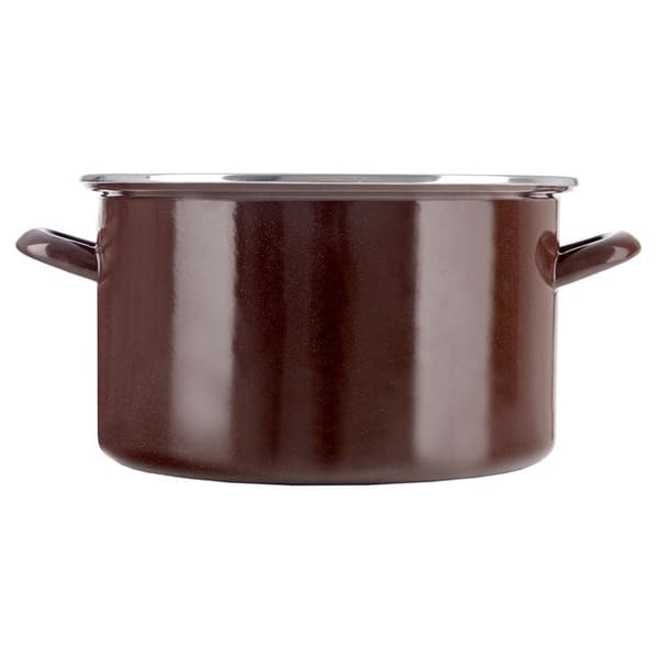 Emaljerad brun gryta 28 cm, 8 l