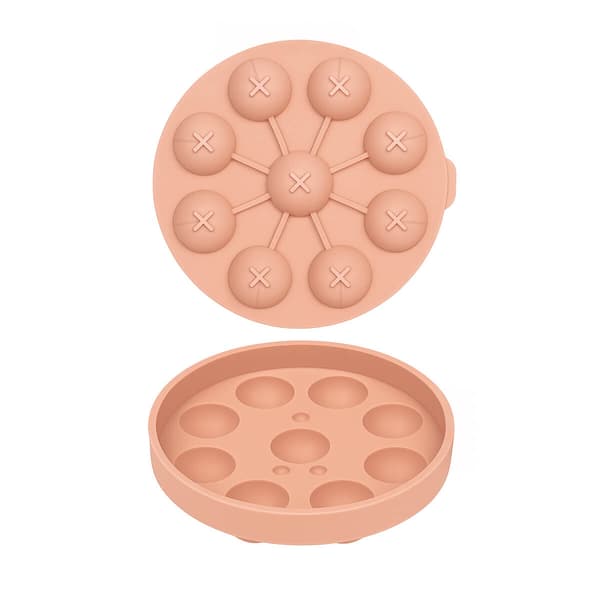 SILIKONISFORM TULPAN Choklad 3D-isformar 9 st