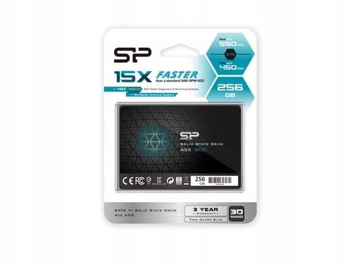 SSD Silicon Power A55 256GB 2.5 SATA3 3D NAND 7mm