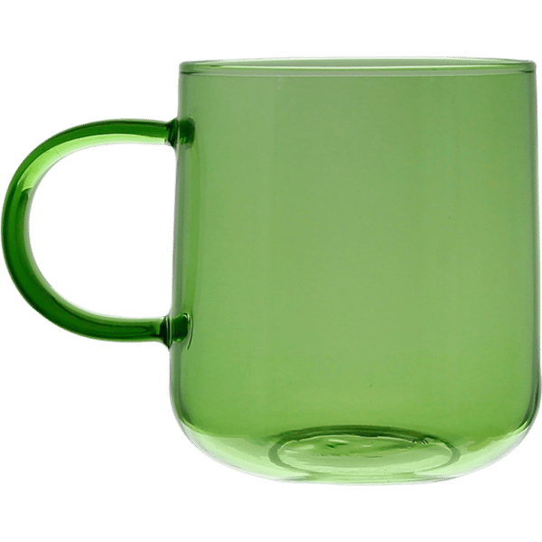 GLASKOP TIL KAFFE OG TE 310 ml. 8,7 cm GRØN