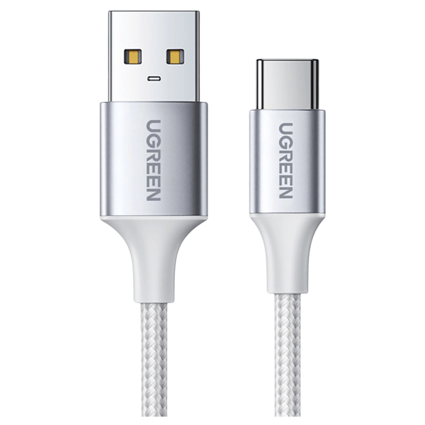 UGREEN US288 USB-C-kaapeli, 3m (valkoinen)