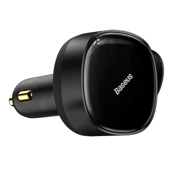Baseus Enjoyment Biloplader med USB-C Kabler, 33W (Sort)