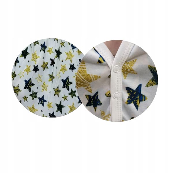 Graviditetsshirt til amning 100% bomuld med stropper størrelse XS stjerner