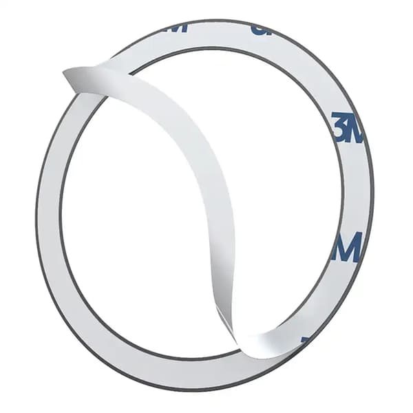 Baseus Halo magnetisk ring til telefon, MagSafe, sort (2 stk.)