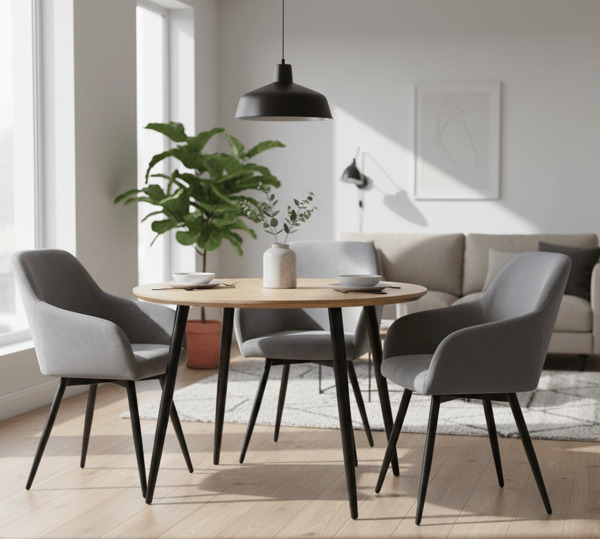 ESMO verhoiltu pyörivä tuoli, velour, harmaa
