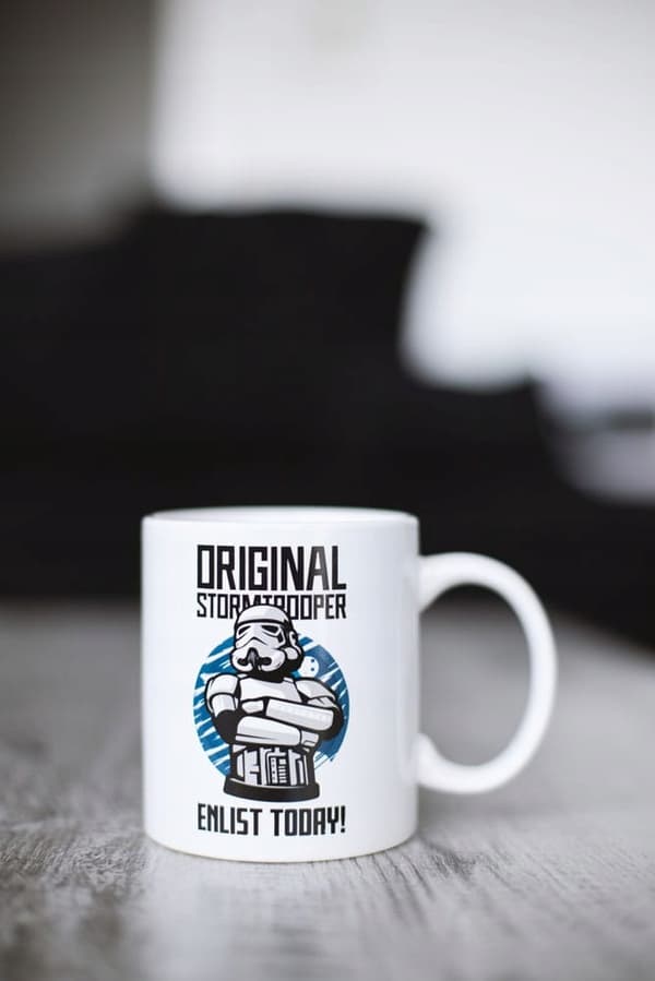 STAR WARS Stormtrooper Originalmugg Värva idag originalgåva