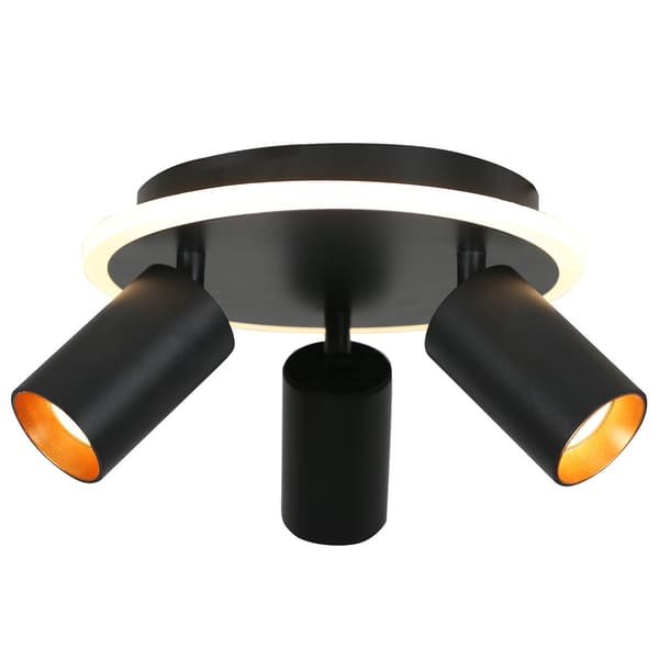 PARMA LED-PANDELAMPE SORT LYS PRESTIGE LP-0612/3C RUND SORT