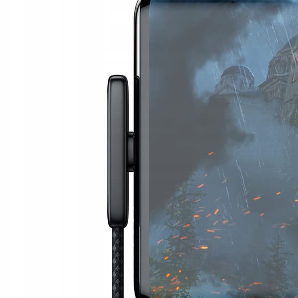 MCDODO USB-C-KAAPELI KULMAINEN PIKALATAUS USB TYPE C 3A 65W MUSTA 2M
