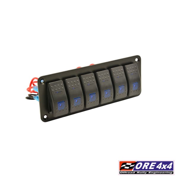 Carling 6x kontaktpanel for ekstra belysning 12V