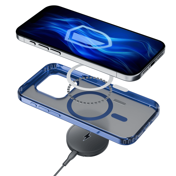 Apple iPhone 14 Plus - 3mk Frosty MagCase Blå