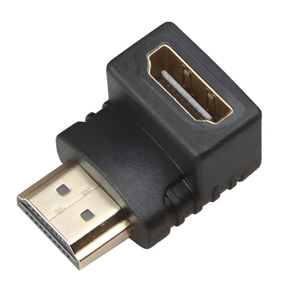 Vinkeladapter 90 grader HDMI hona - HDMI hane