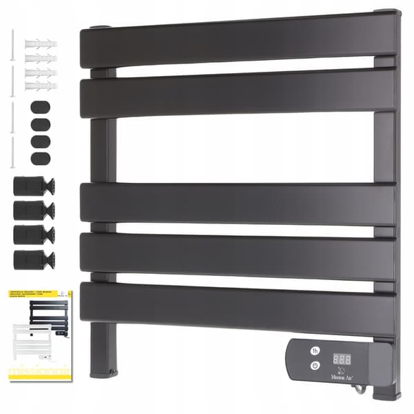 LYON 150W svart badrumsradiator