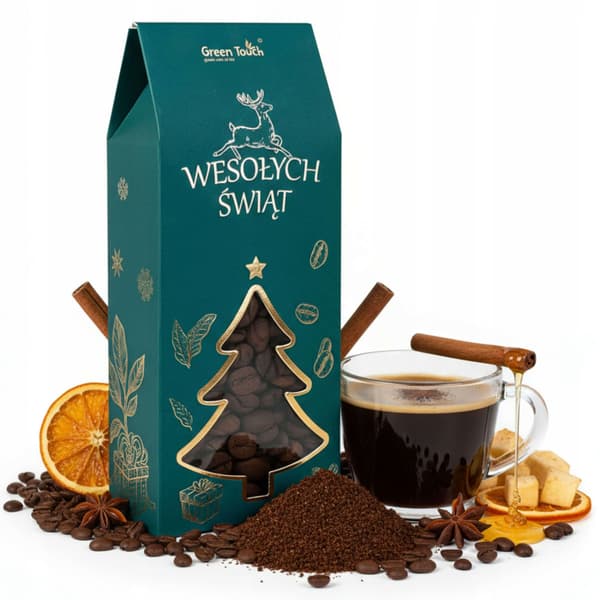 Julkaffe malen smaksatt glögg kryddad 120 g present i låda
