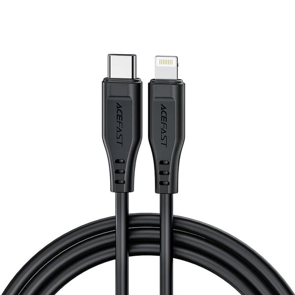 Acefast C3-01 Lightning - USB-C PD-kabel 30W 3A 480Mb/s 1,2m - Vit
