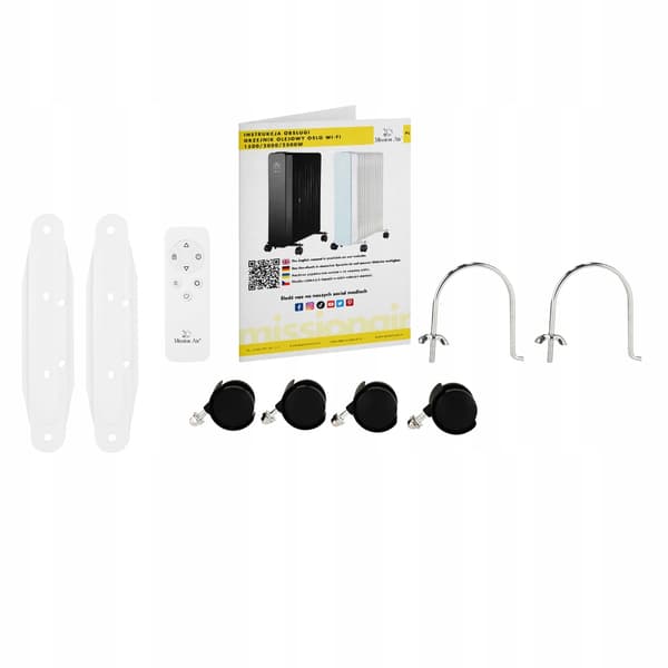 OSLO 1500W Hvid WiFi Olieradiator