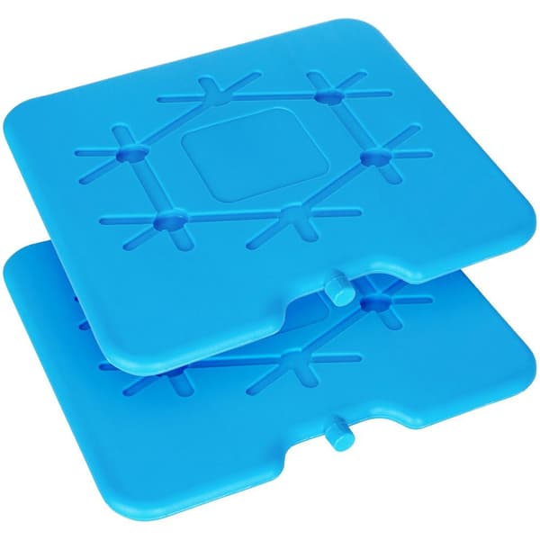Kylarinsats för campingkylbox platt 2-pack 640 g