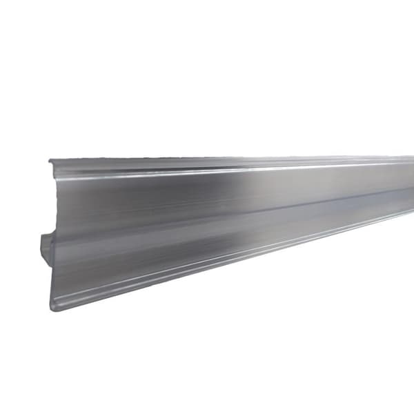Prislist för hyllplan, insticksmonterad, L-100cm, mörkgrön, N