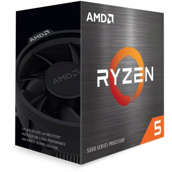 AMD Ryzen 5 5600-processor, 6 kärnor, 12 trådar, 3,50 GHz