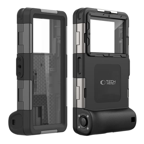 TECH-PROTECT IPX8 UNIVERSAL DYKNING VATTENTÄT HUS SVART